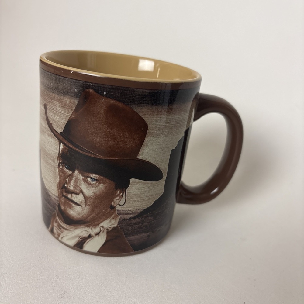John Wayne Coffee Mug " A Man's Got To Do What A Man's Got To Do" 10 ounce gift